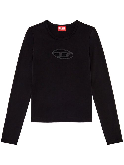 T-Angie-Ls long-sleeve T-shirt - Black