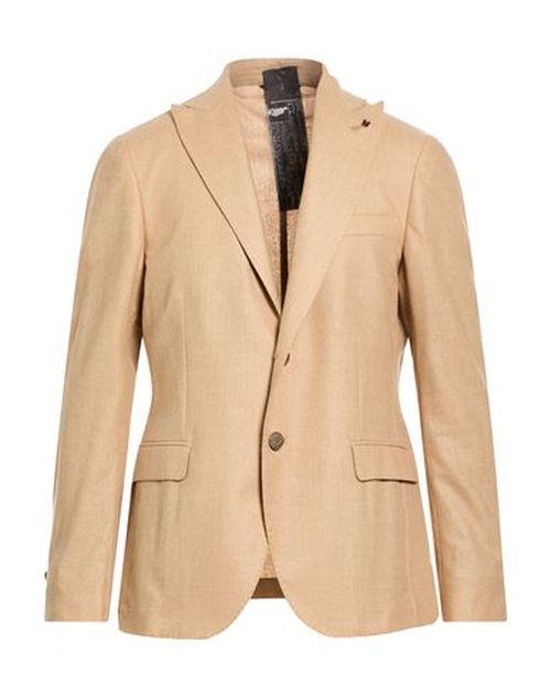 Man Blazer Sand Size 40 Virgin Wool, Polyamide, Cashmere