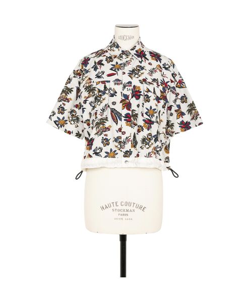 Floral-print shirt