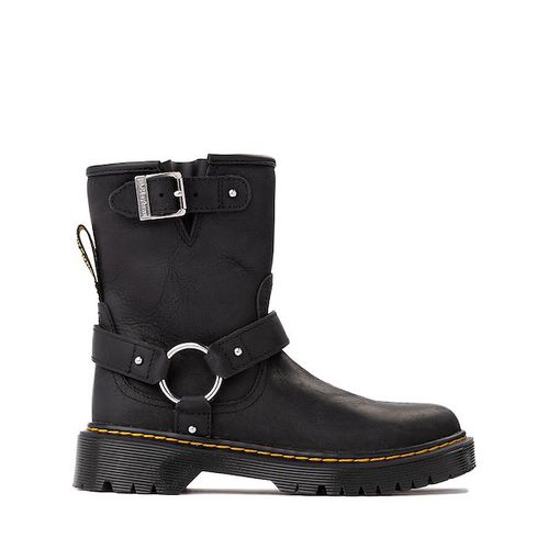 Dr. Martens Genaya Biker Boot - Big Kid - Black