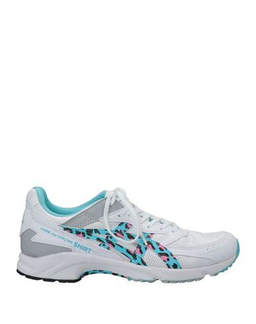 Comme Des Garçons Shirt X Asics Man Sneakers Azure Size 10 Textile fibers