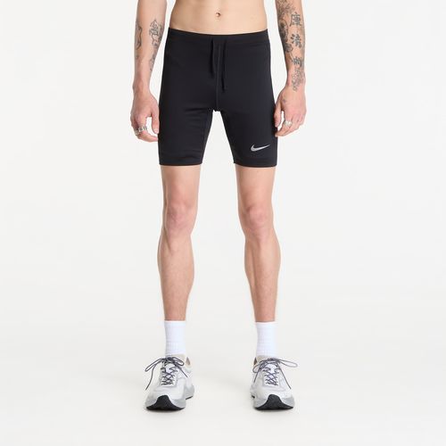 Nike Fast Men's Dri-FIT Brief-Lined Running 1/2-Length Tights Black/ Reflective Silv