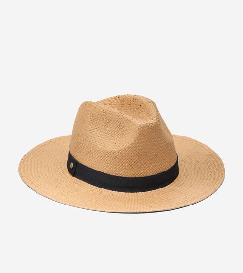 Women's Straw Fedora - Beige
