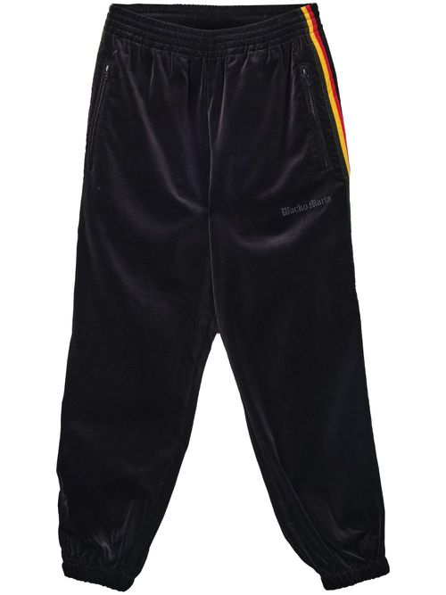Velveteen track pants - Black