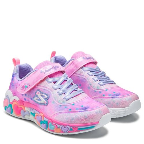 Kids' Heart Lights Light Up Sneaker Little/Big Kid Shoes (Light Pink Multi)