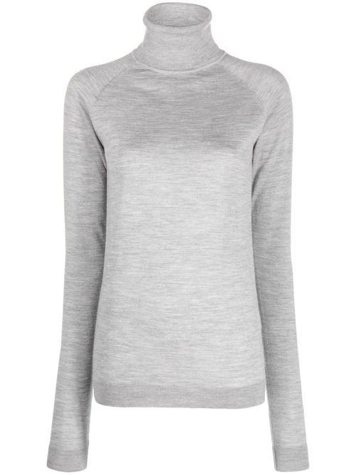 - Wool And Cashmere Blend High Neck Sweater