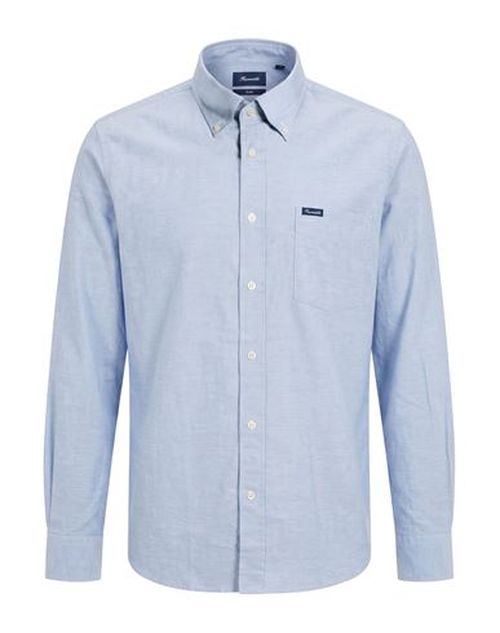 Façonnable Man Shirt Light blue Size L Cotton