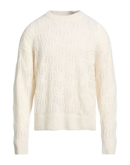 Man Sweater Ivory Size L Polyamide, Alpaca wool, Wool