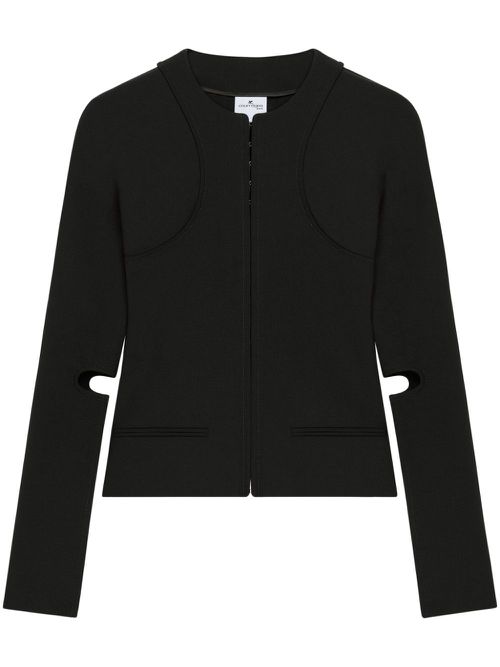 Scuba fitted jacket - Black