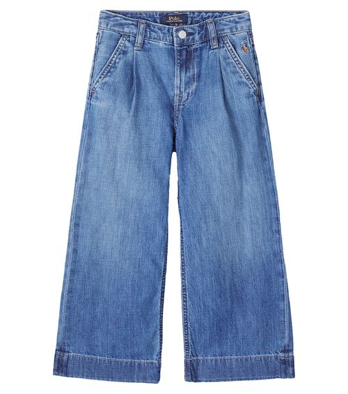 High-rise wide-leg jeans