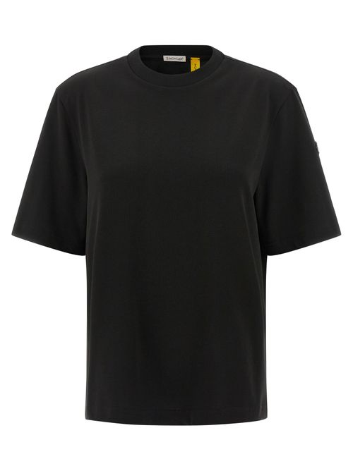 Cotton Crewneck T-Shirt — Black
