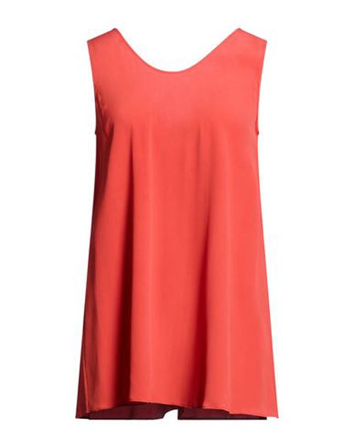 Woman Top Rust Size 4 Acetate, Silk
