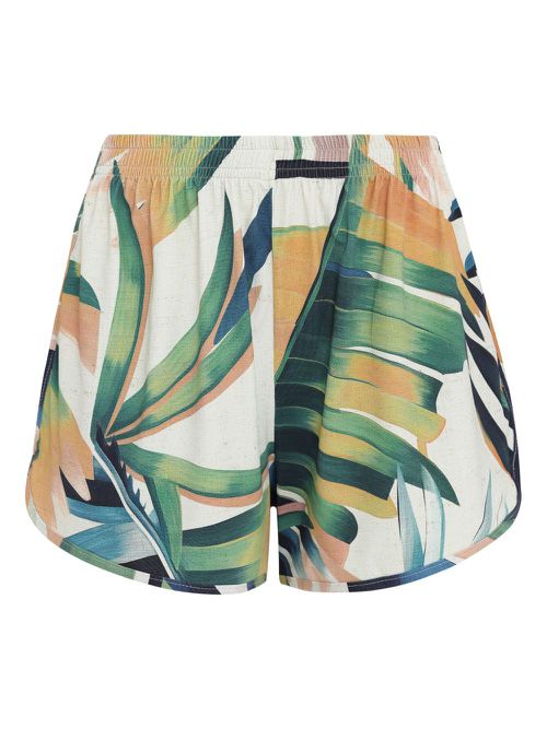 Floral-print shorts - White