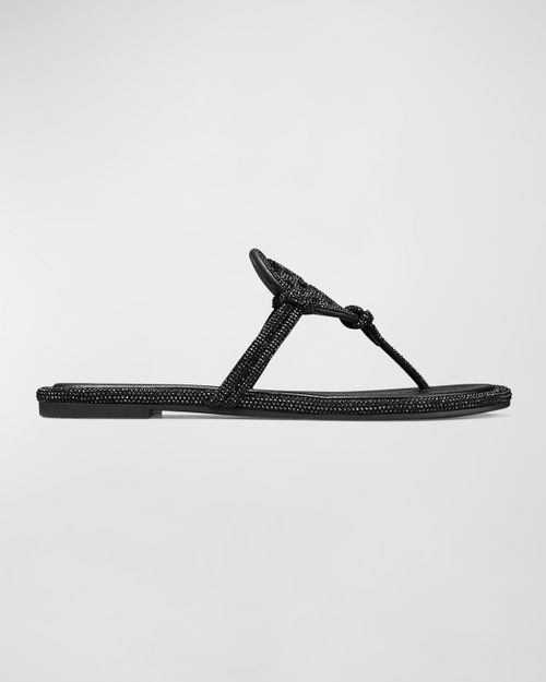 Miller Pave Logo Thong Sandals
