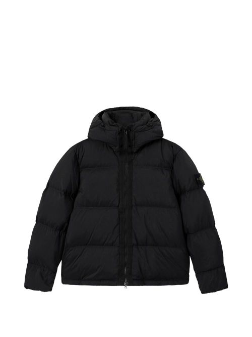 RDS-Certified Hooded Down Down Jacket — Black