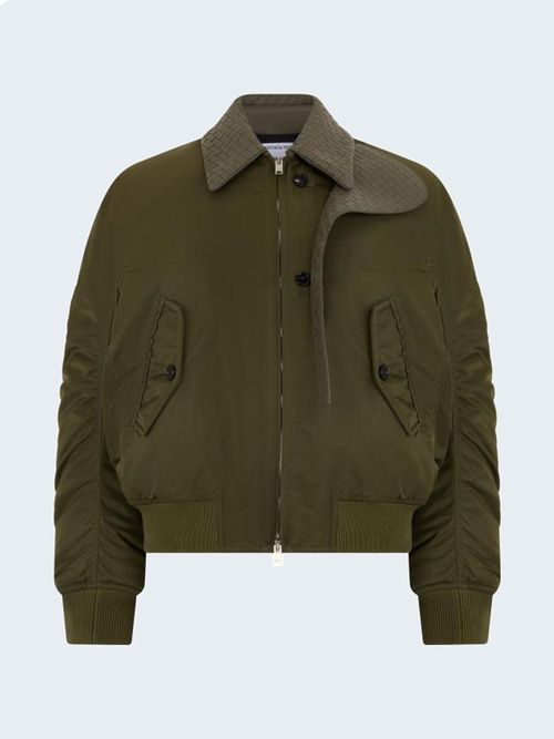 Women's Nylon Satin Padded Jacket Regular Fit