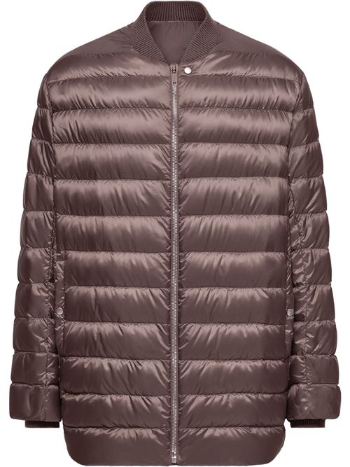 Metal Zip Jacket with Snap Closure and Logo Patch