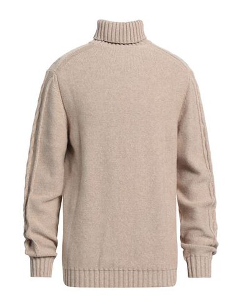 Man Turtleneck Beige Size 40 Merino Wool, Alpaca wool, Polyamide