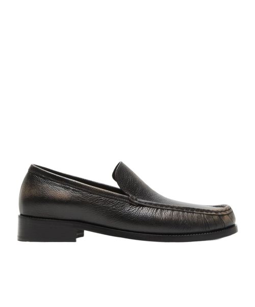 Leather loafers
