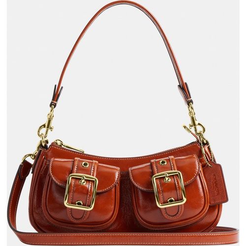 Coach Womens Ashton Bag - Dark Brown Leather - One