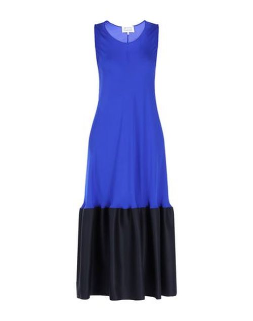 Woman Midi dress Blue Size 4 Silk, Wool