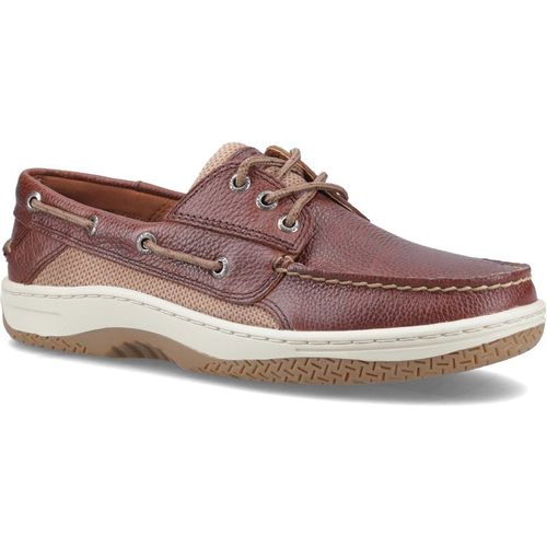 Sperry Billfish 3 Eye Leather Men's Wide Brown Boat Shoe