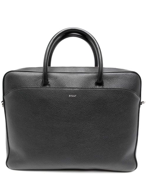 Logo print bag - Black