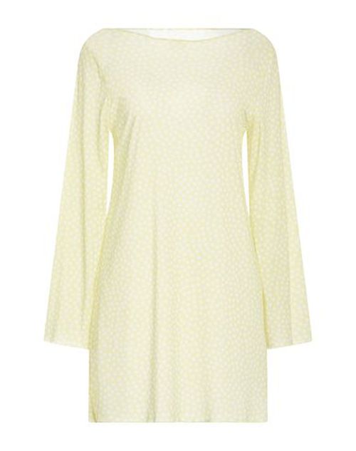Woman Mini dress Light green Size M Polyamide, Elastane