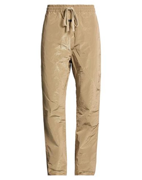 Man Pants Khaki Size L Polyester, Cotton