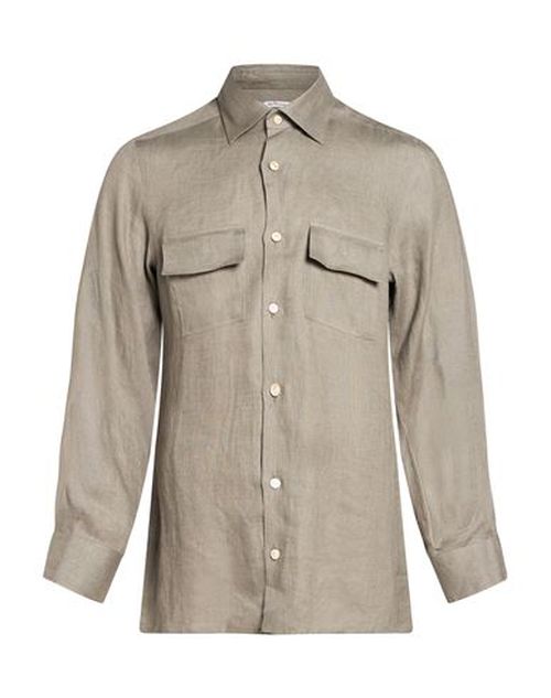 Man Shirt Grey Size M Linen
