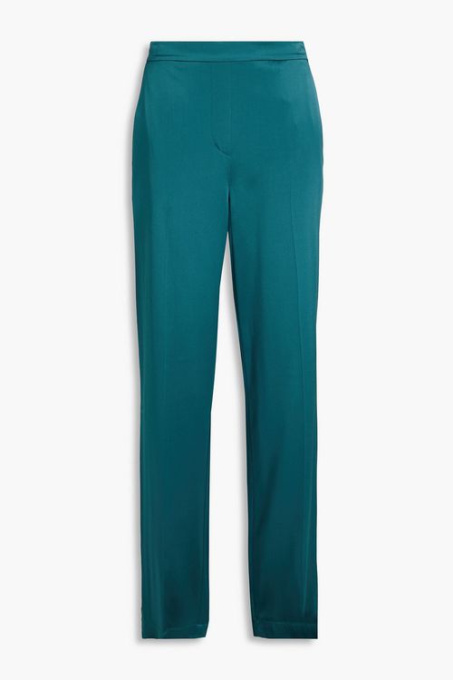 Tova silk-satin straight-leg pants
