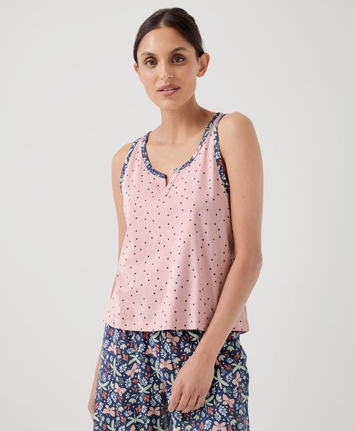 Women's Soft Flutters Staycation Sleep Tank