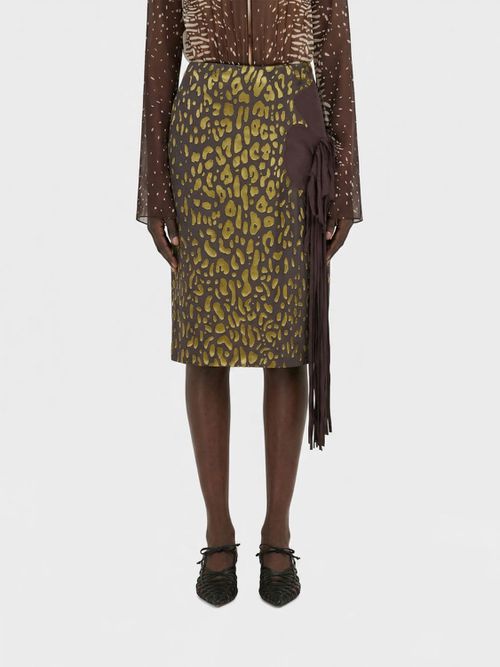 Skirt Woman color Beige