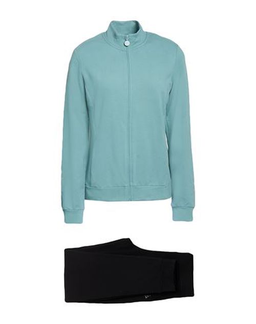 Woman Tracksuit Turquoise Size XXL Cotton, Elastane