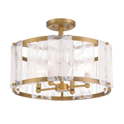 Legacy Brass Semi Flush Mount from the Veil Collection