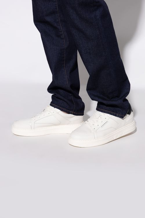 Sports Shoes With Logo, Men's, White