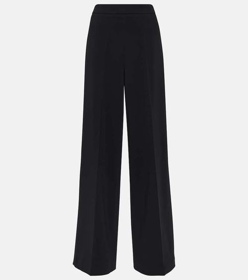 Alane high-rise cady wide-leg pants