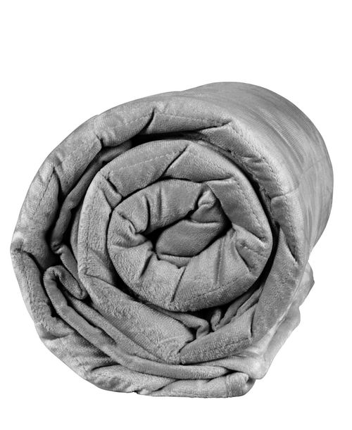 "15 lbs Weighted Blanket, 48"" x 72"" - Gray"