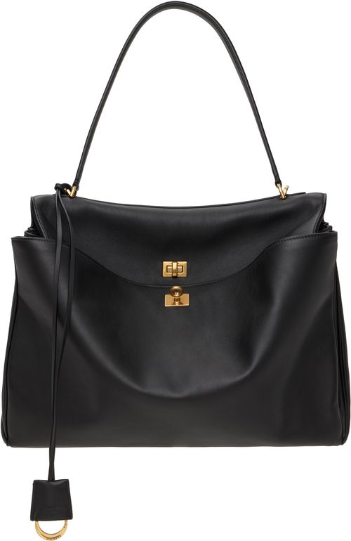 Balenciaga Black Rodeo Large Bag