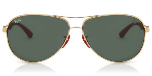 Ray-Ban RB8313M Ferrari F00871 Men's Sunglasses Gold Size 61