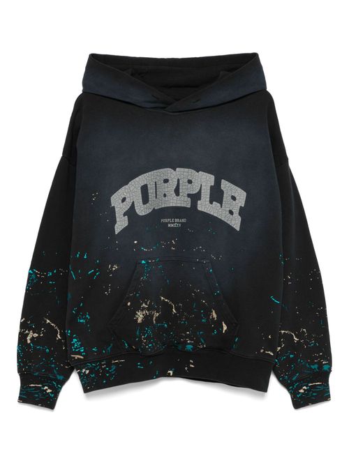 Purple Brand - Logo-Print Hoodie - Men's - Cotton