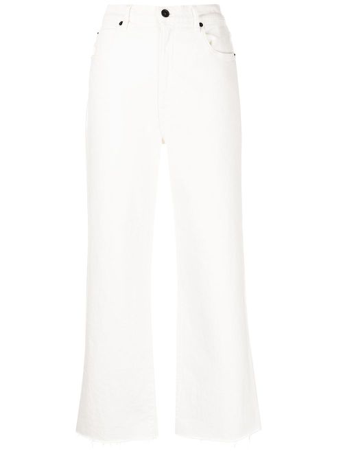 Grace cropped jeans - White