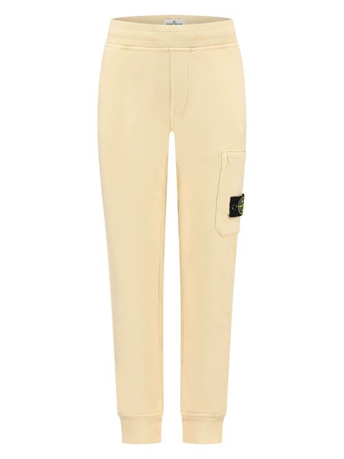 Compass-badge track pants - Neutrals