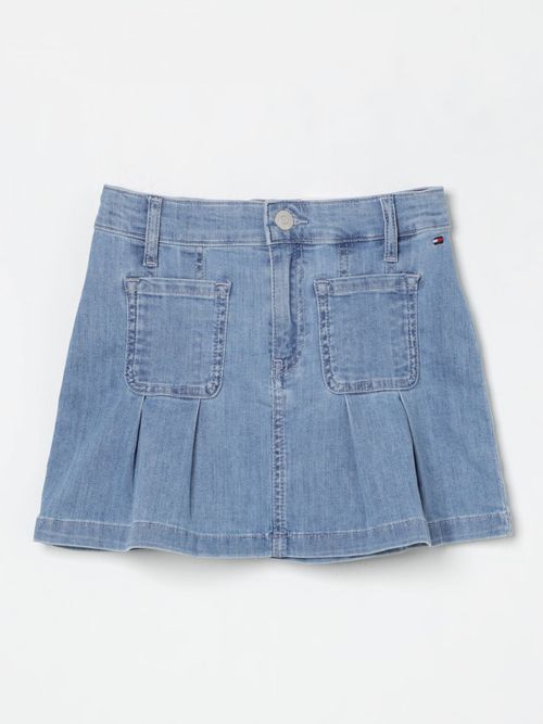 Skirt TOMMY HILFIGER Kids color Denim