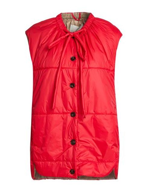T_coat Woman Vest Tomato red Size 4 Polyamide