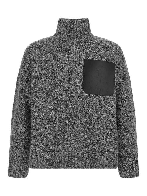 J. W. Anderson Leather Patch Pocket Sweater