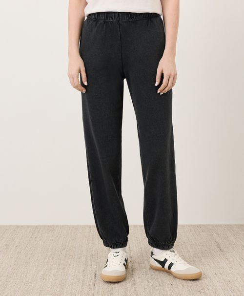 Women's Washed Black Weekends Relaxed Sweatpant