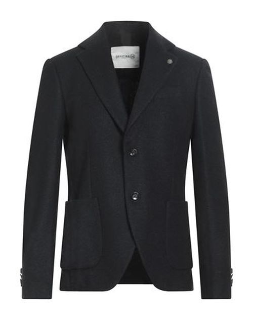 Man Blazer Midnight blue Size 36 Polyester, Virgin Wool, Acrylic