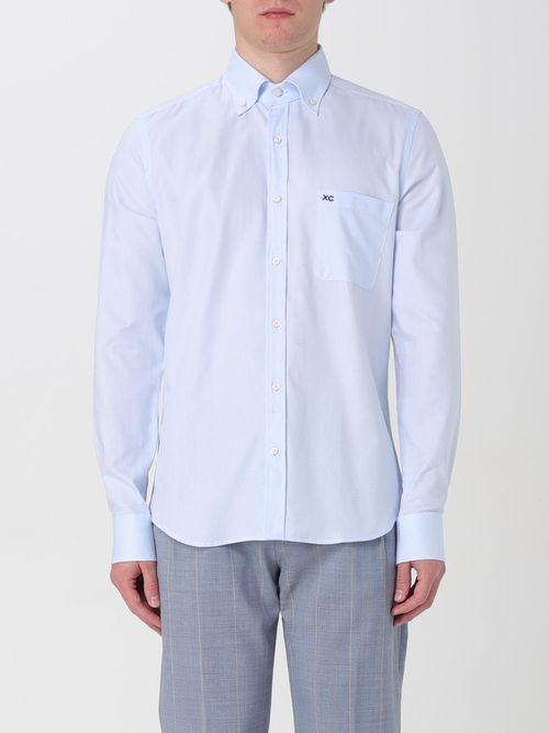 Shirt Men color Gnawed Blue