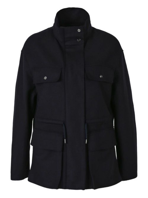 Flap-pockets jacket - Blue